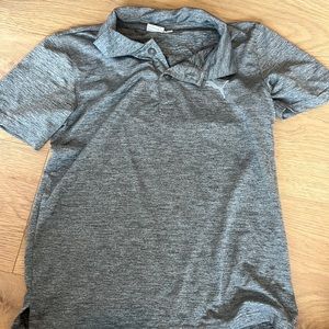 Grey kids polo